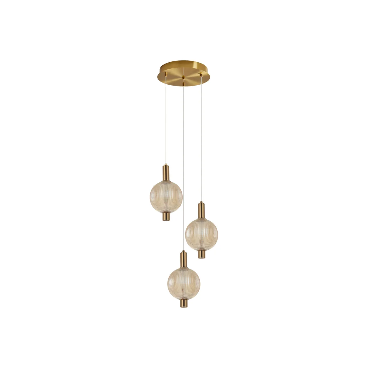 Italux Lighting Lenti Pendant Light Brass A - Brass – image 1