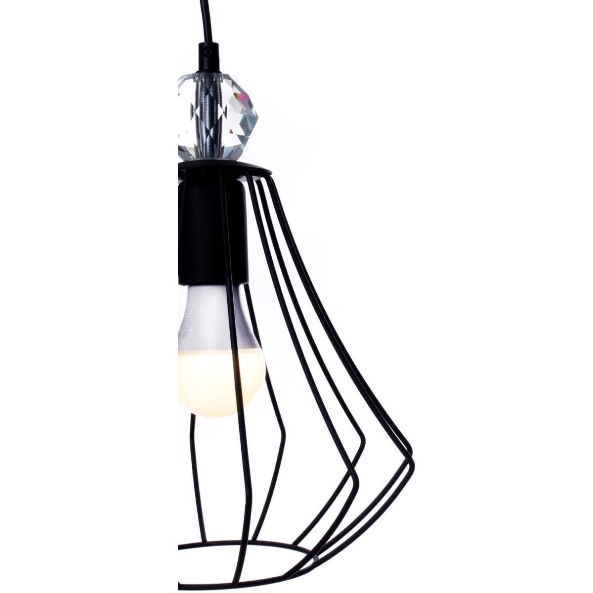 Milagro Pendant Lamp Jewel Black 1XE27 - Black – image 6