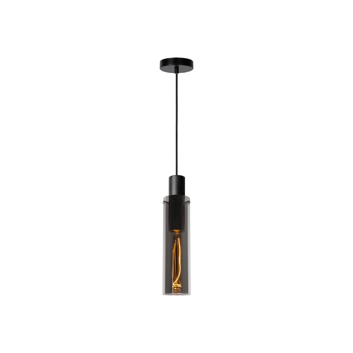 Orlando Modern Pendant Light Smoke Grey - Black