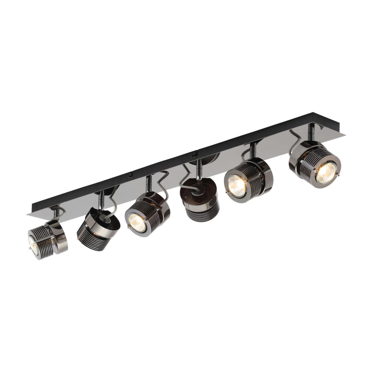 Telford 6 Light Spotlight Bar - Black Chrome – image 1