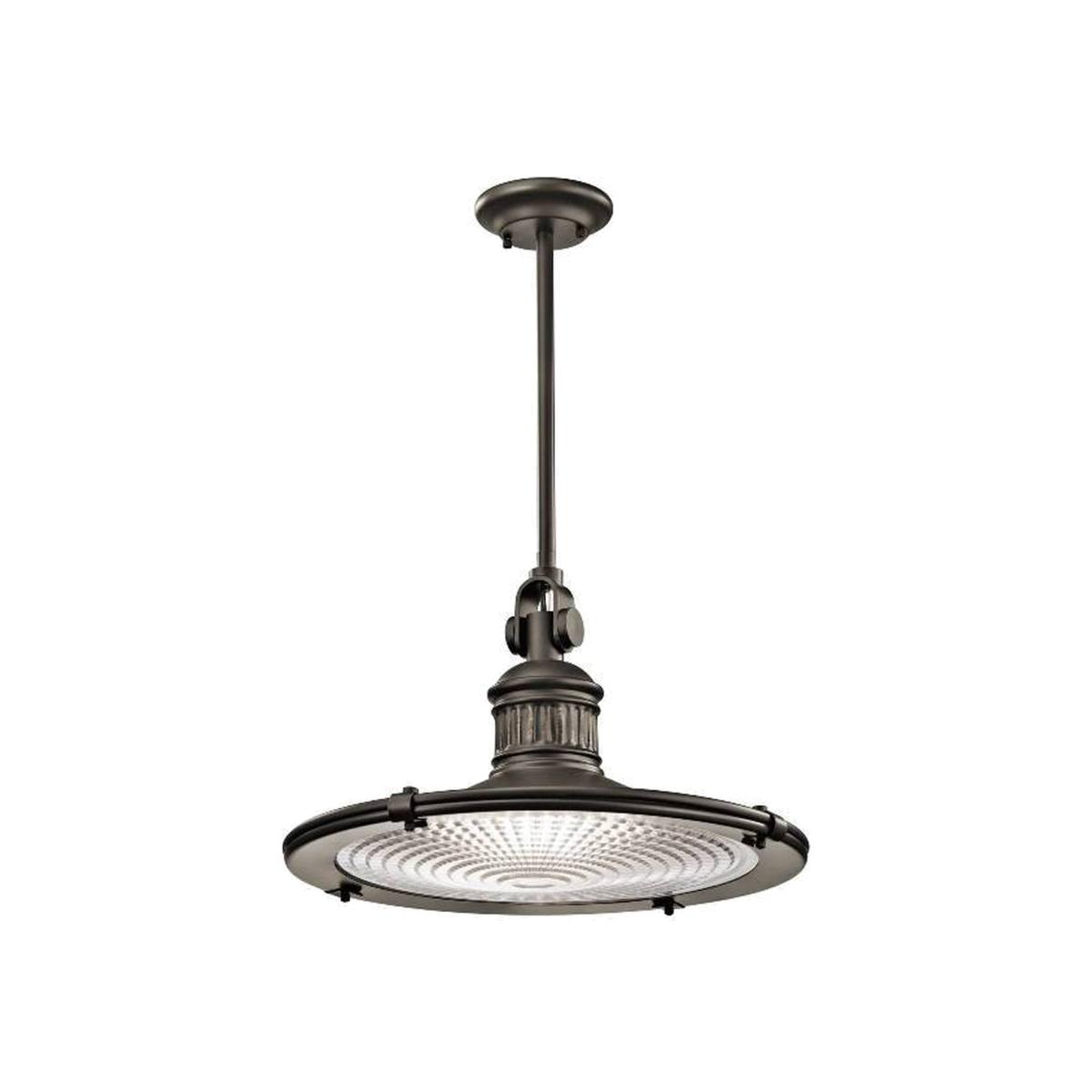 Sayre 1 Light Extra Large Dome Ceiling Pendant Olde Bronze, E27 - Olde Bronze
