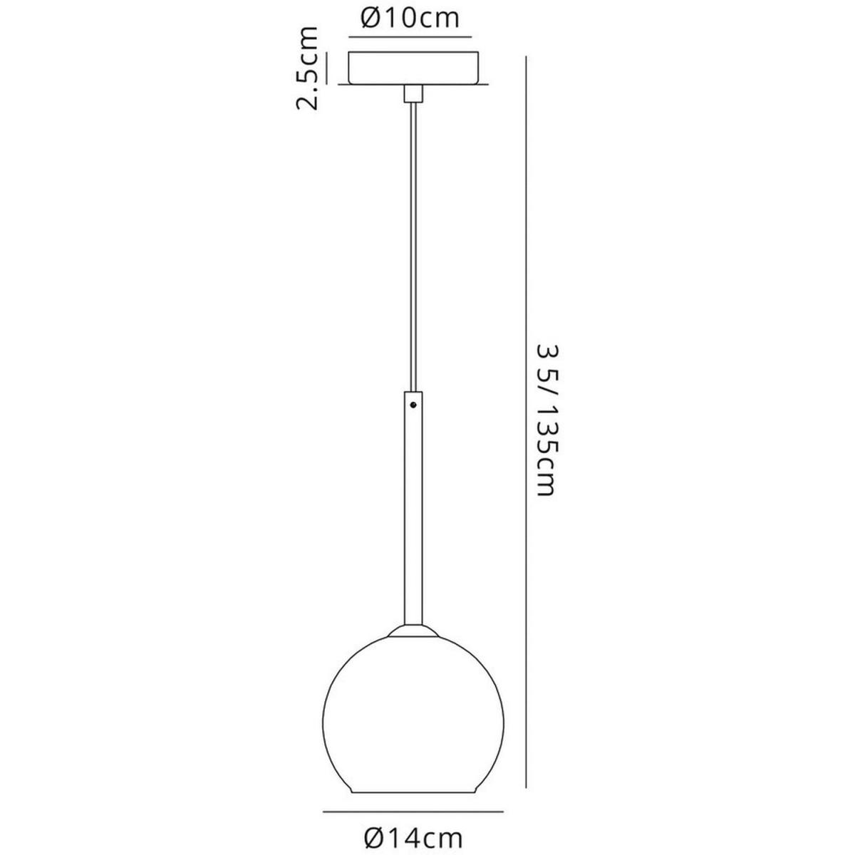 Regina Dome Ceiling Pendant G9 Bronze, Bronze Glass - Copper – image 5