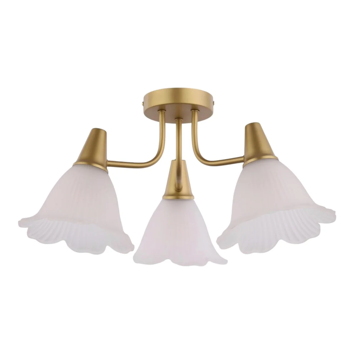 Chloe 3 Way Ceiling Light Fitting - Gold – image 9