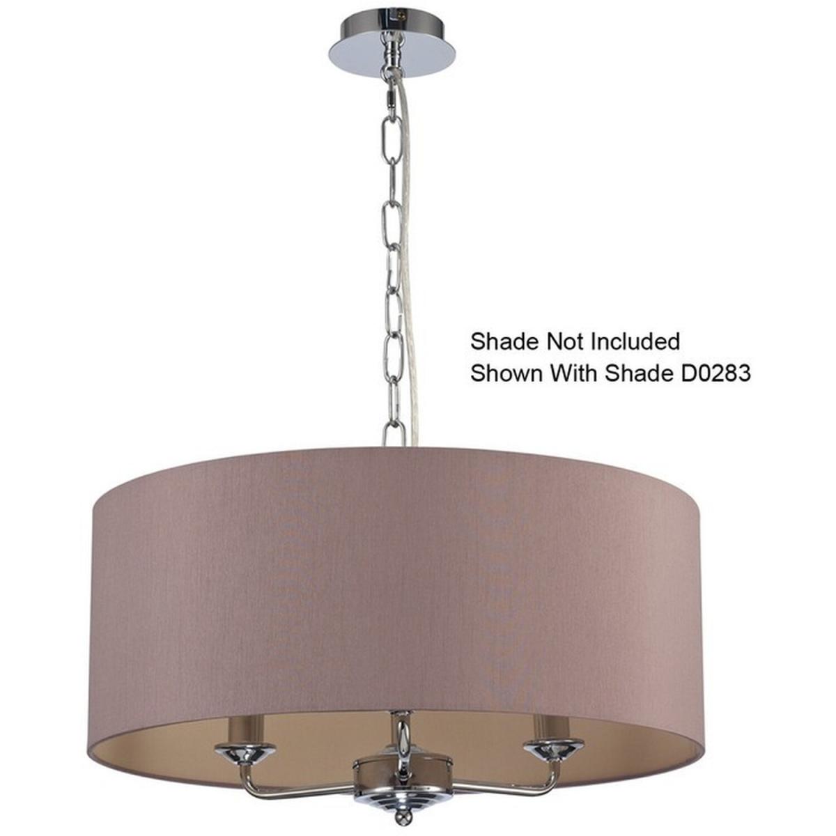 Banyan Multi Arm Ceiling Pendant Without Shade, 2m Chain, E14 Chrome - Polished Chrome / 35cm – image 7