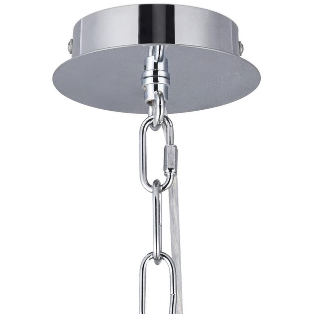Banyan Multi Arm Ceiling Pendant Without Shade, 2m Chain, E14 Chrome - Polished Chrome / 35cm – image 8