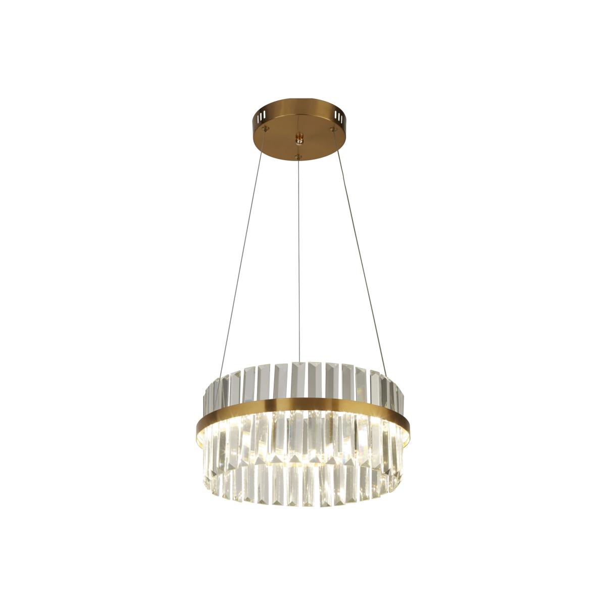 Glass Trim LED Pendant - Gold – image 1