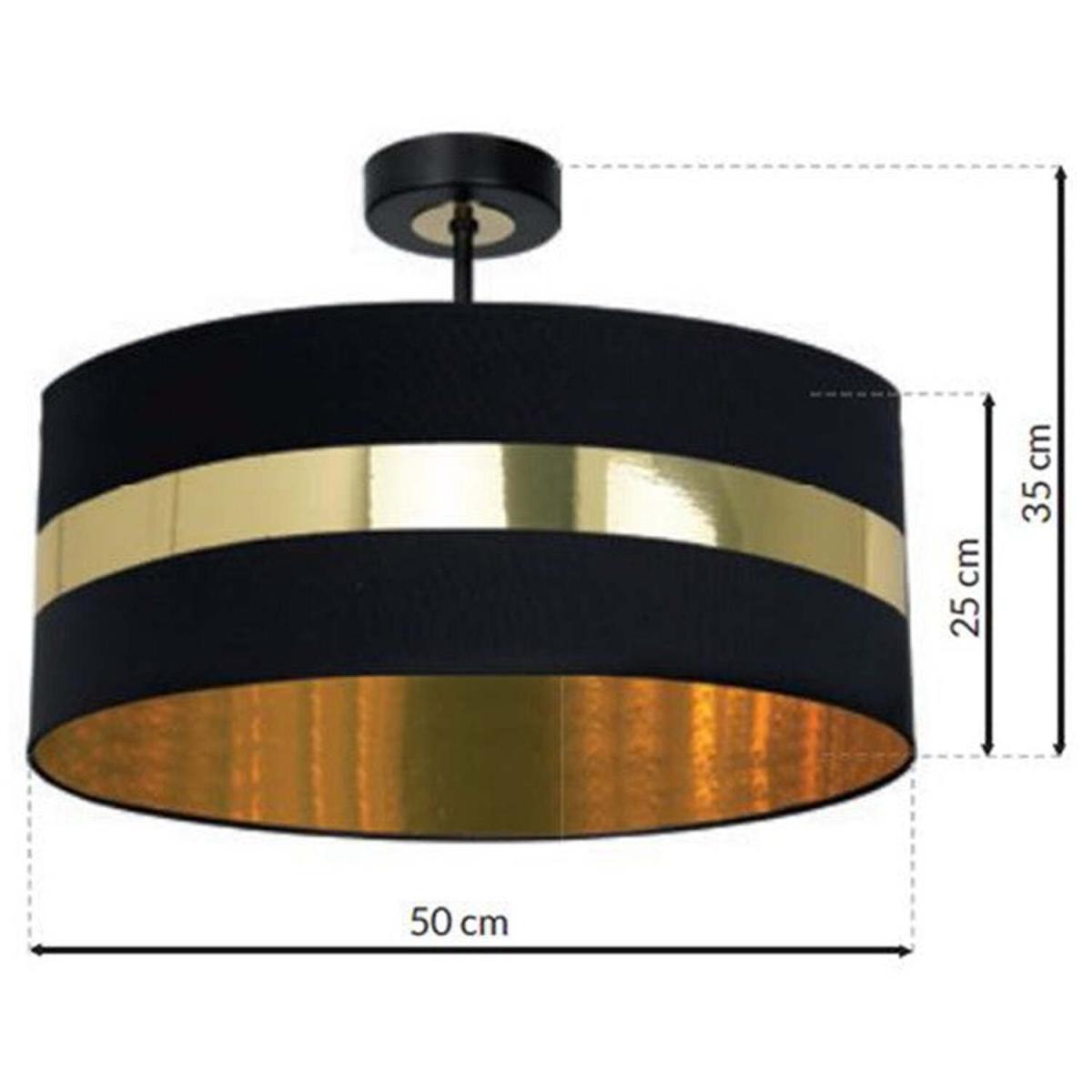Milagro Ceiling Lamp Palmira Black Gold 1XE27 60W - Black – image 6