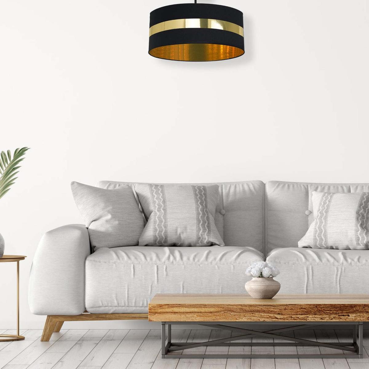 Milagro Ceiling Lamp Palmira Black Gold 1XE27 60W - Black – image 1