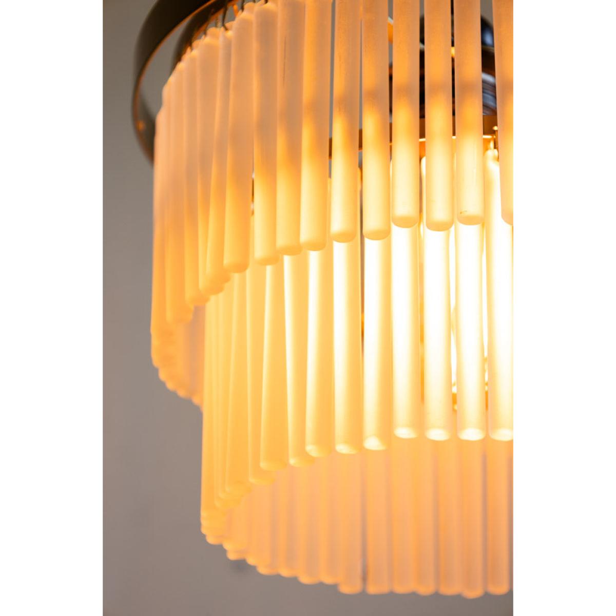 Gold Tiered Glass Easyfit Ceiling Light Shade - SECONDS – image 5