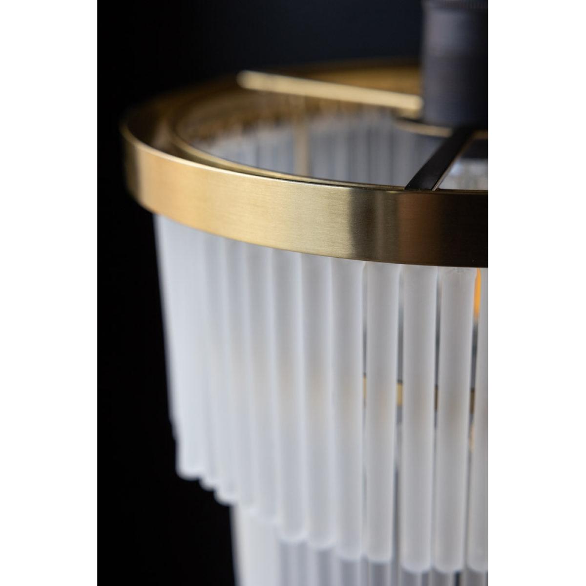 Gold Tiered Glass Easyfit Ceiling Light Shade - SECONDS – image 7
