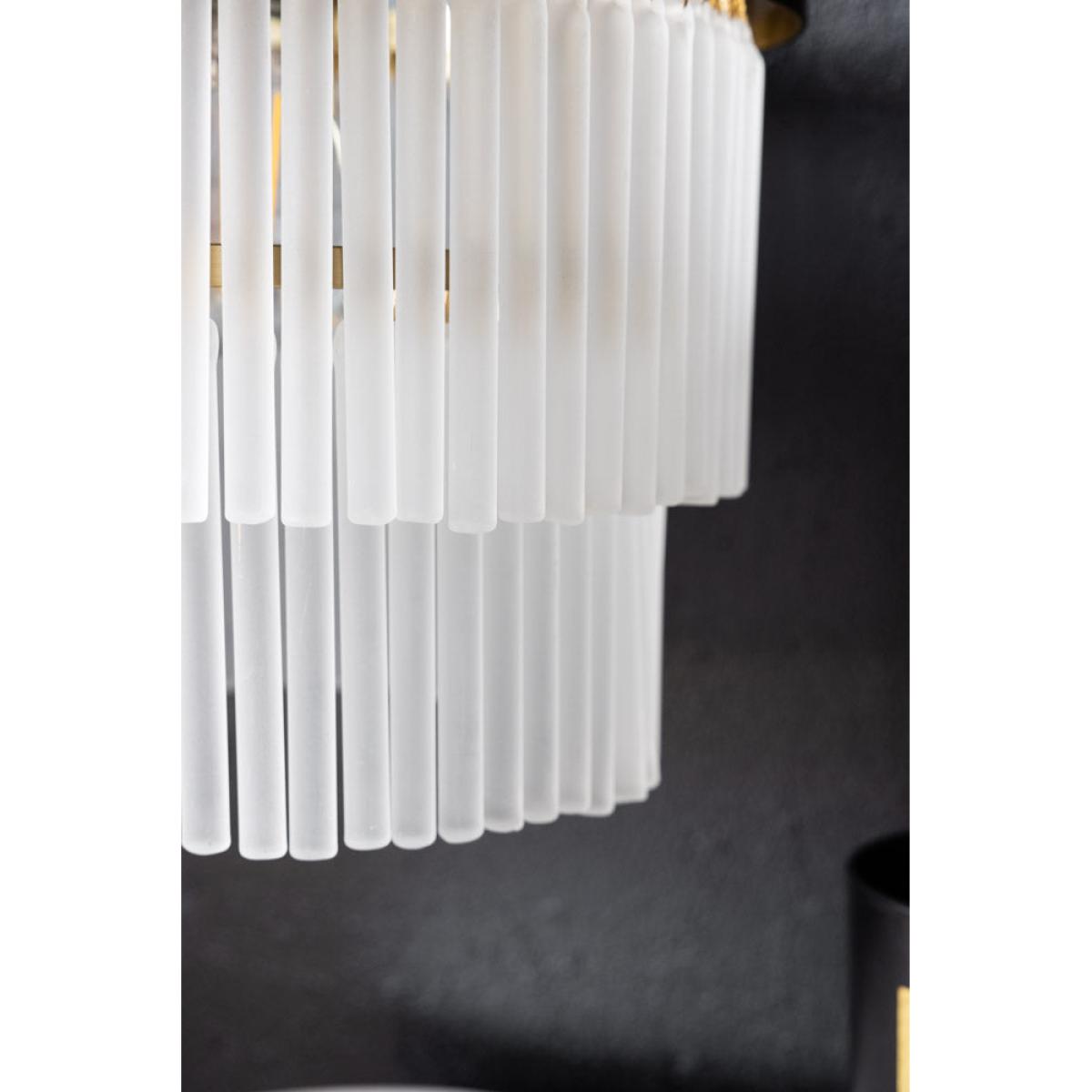Gold Tiered Glass Easyfit Ceiling Light Shade - SECONDS – image 8