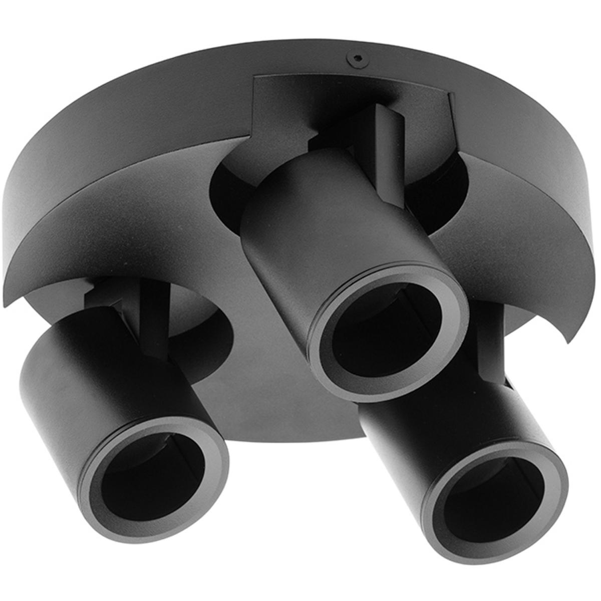 CGC CARLA Triple Black Modern Cylinder Spotlights - black – image 3