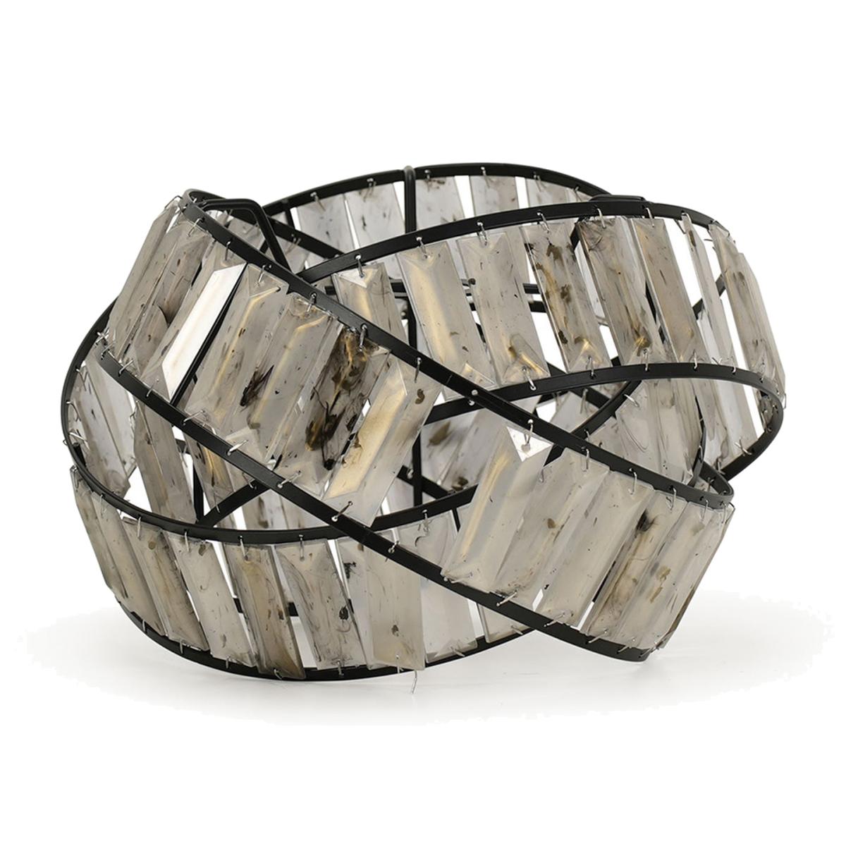 Hudson Easy Fit Jewel Twist Ceiling Pendant Light Shade - Smoked
