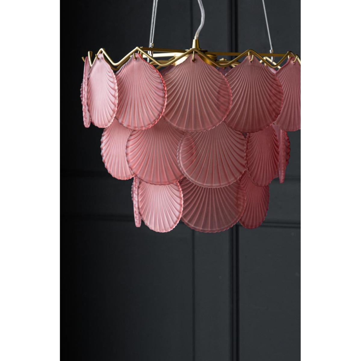Pink Shell Pendant Light – image 2