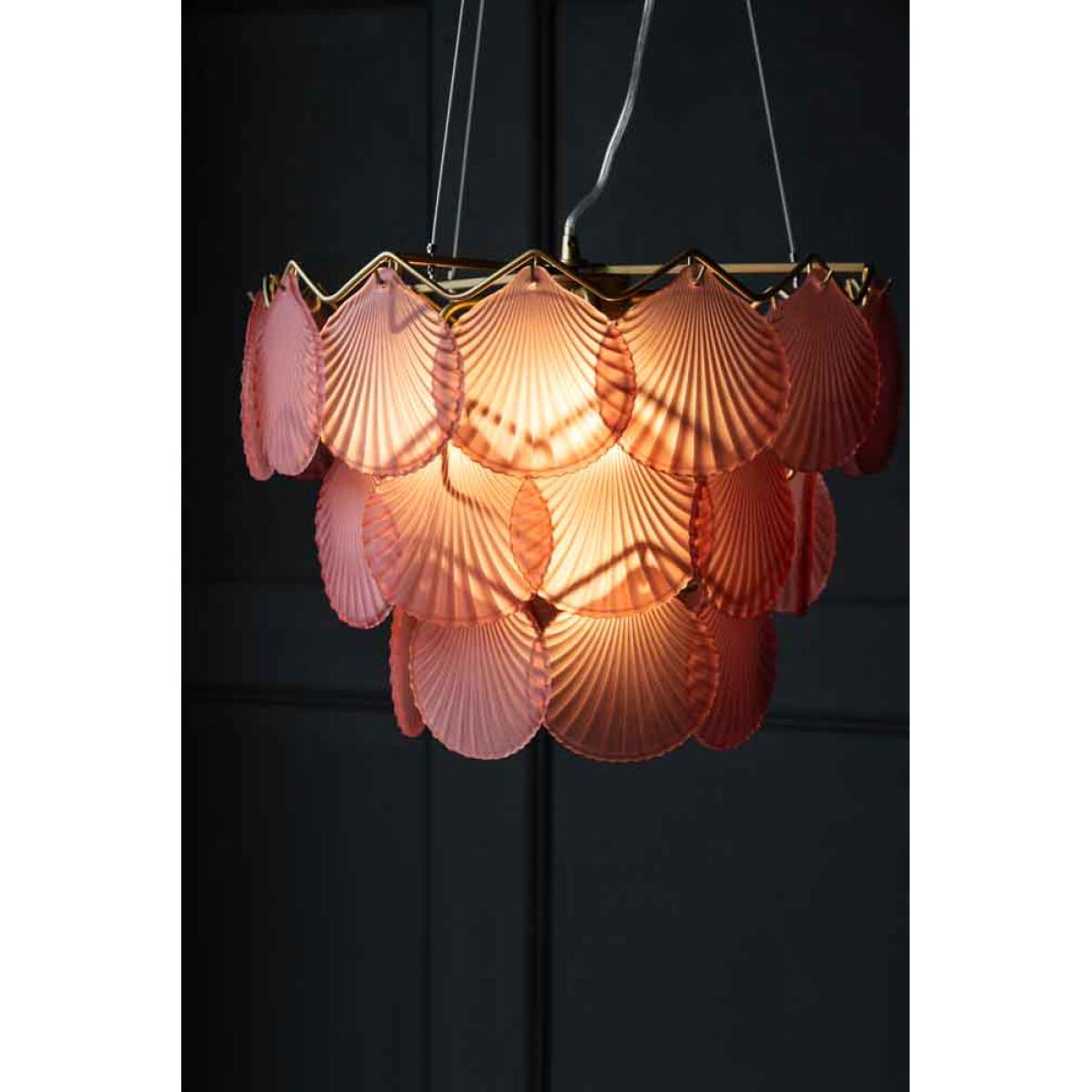 Pink Shell Pendant Light – image 3