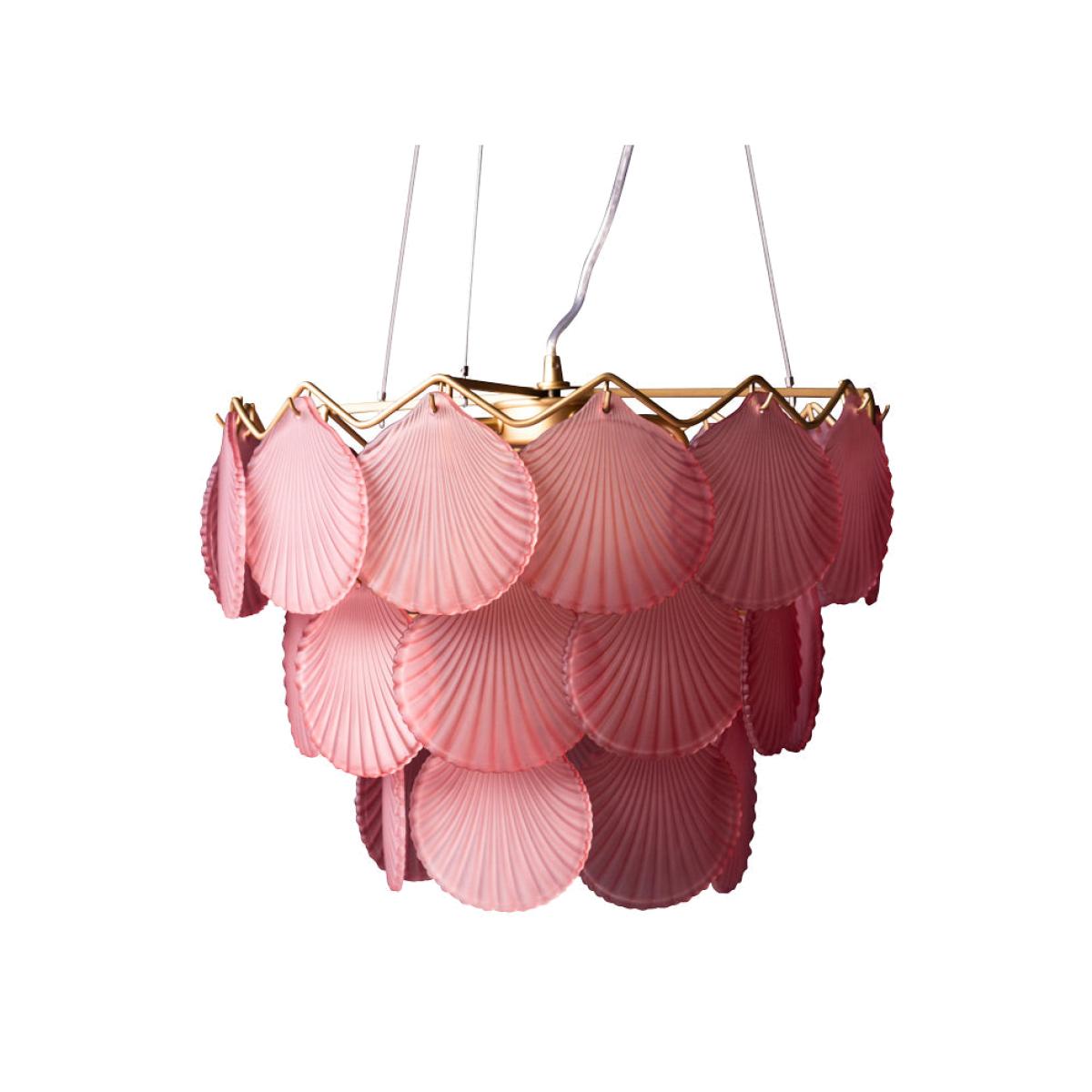Pink Shell Pendant Light – image 1