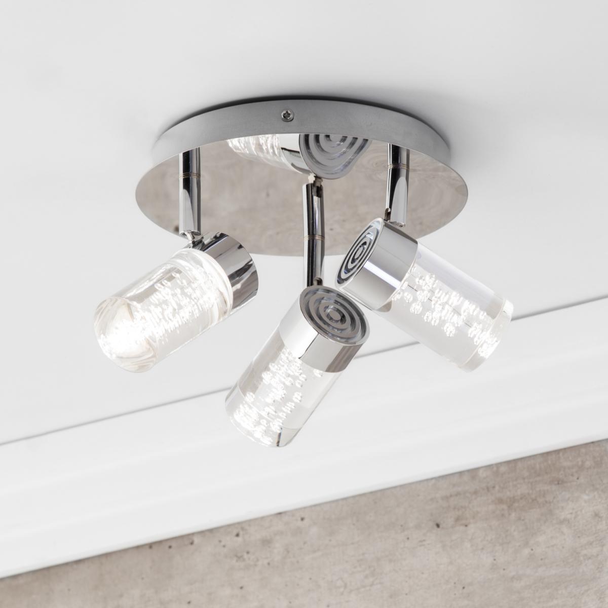 Halifax Bathroom Adjustable Spotlight Plate - Chrome – image 4
