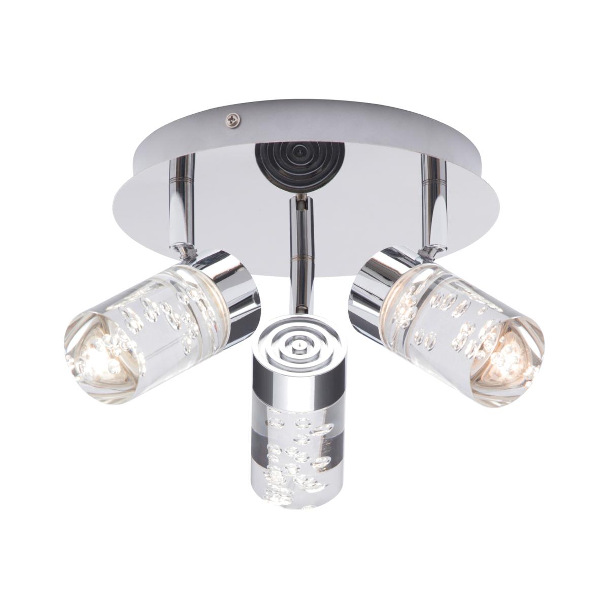 Halifax Bathroom Adjustable Spotlight Plate - Chrome – image 1