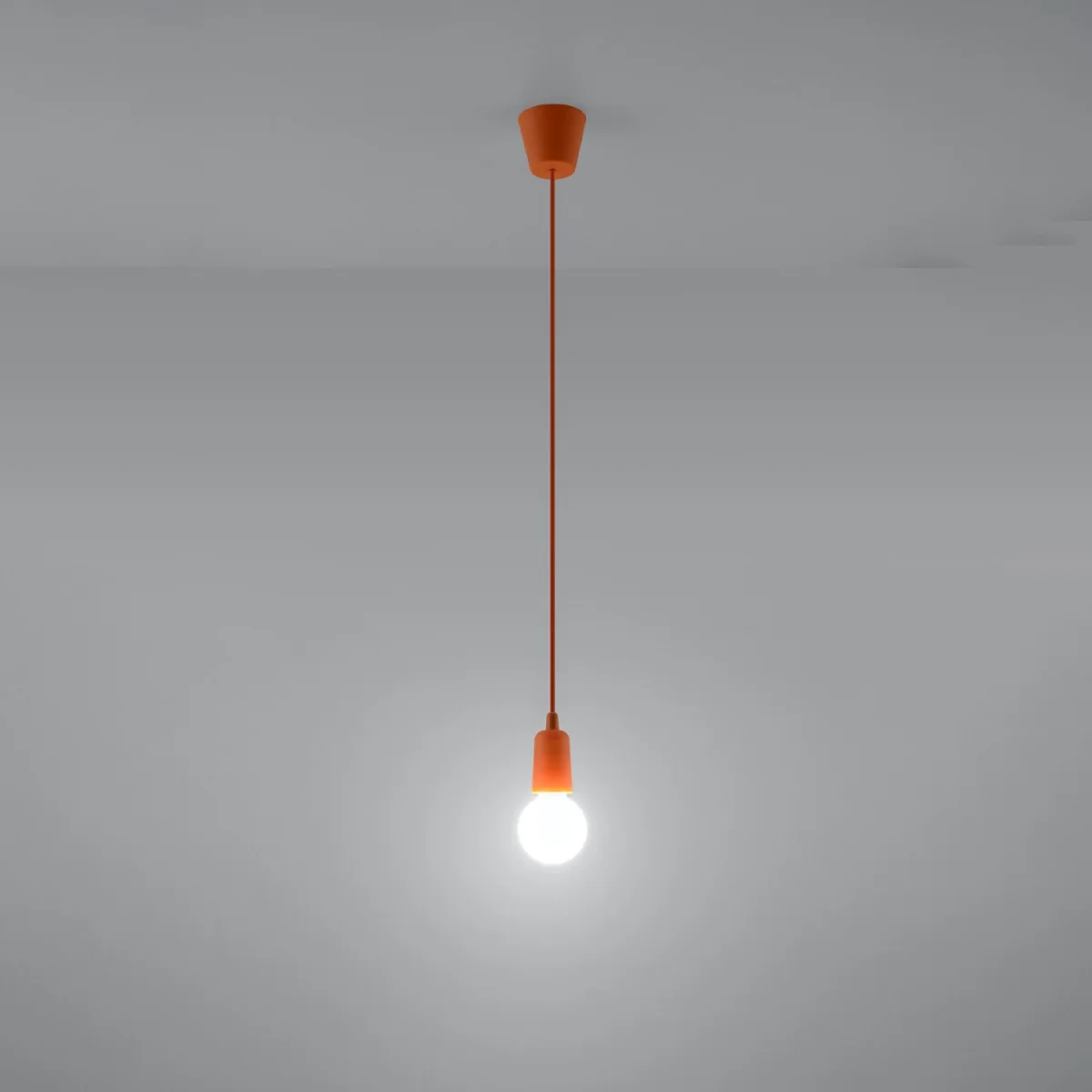 Pendant lamp DIEGO 1 black - orange – image 3