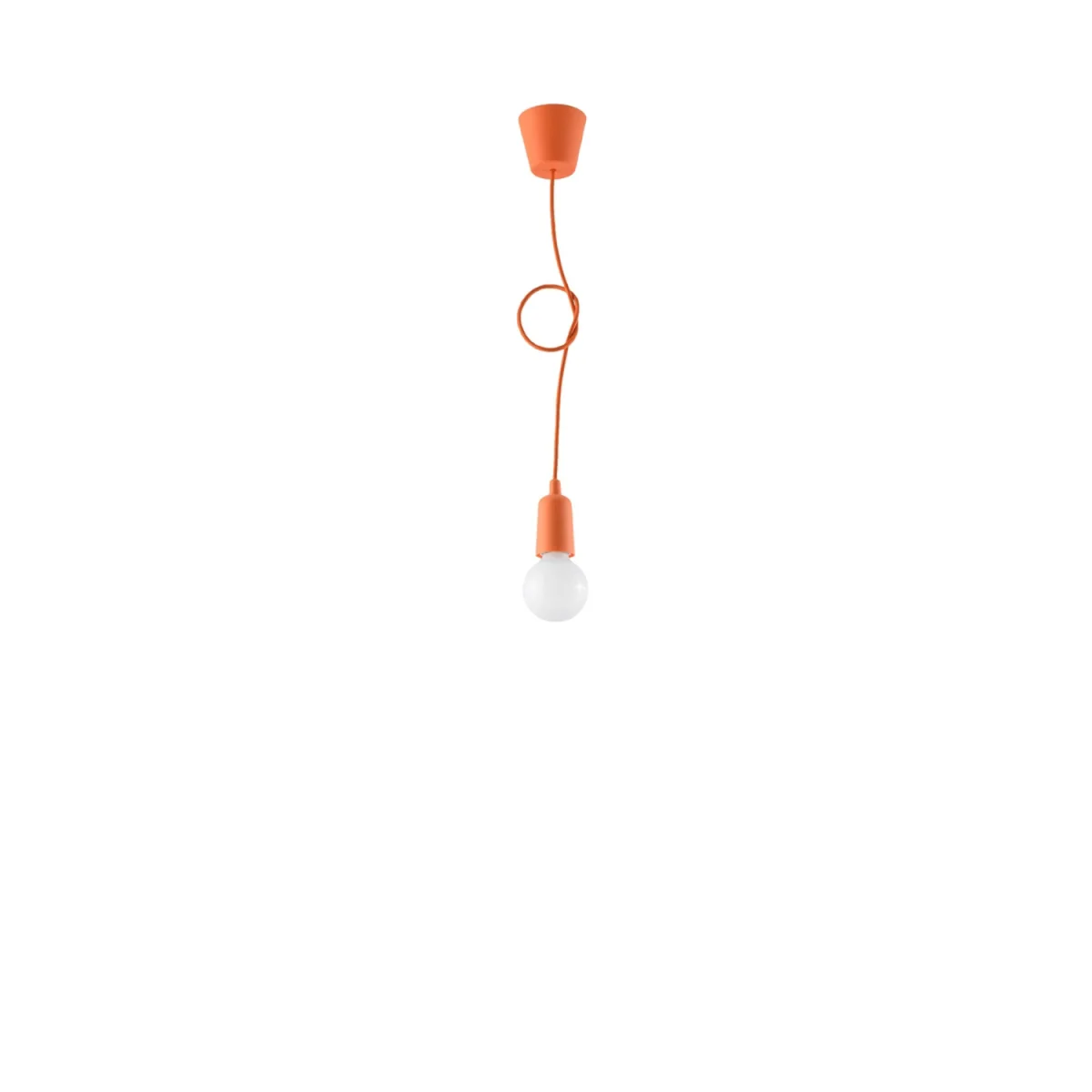 Pendant lamp DIEGO 1 black - orange – image 4