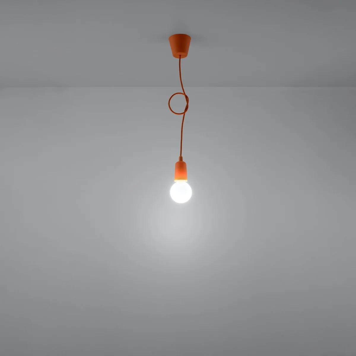 Pendant lamp DIEGO 1 black - orange – image 5
