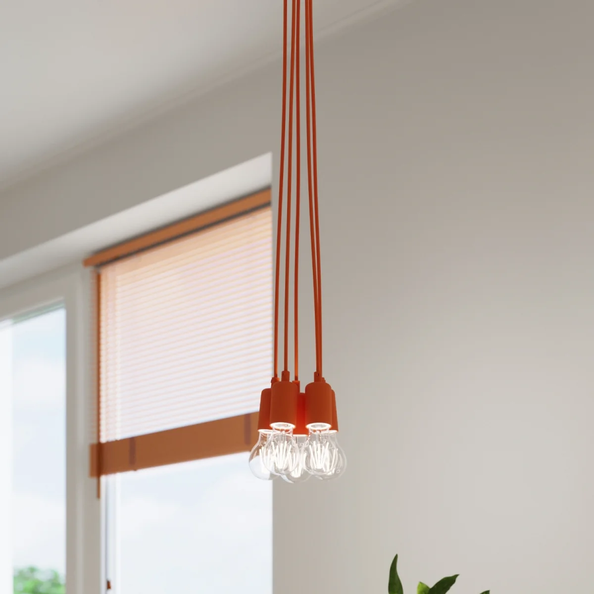 Pendant lamp DIEGO 1 black - orange – image 7