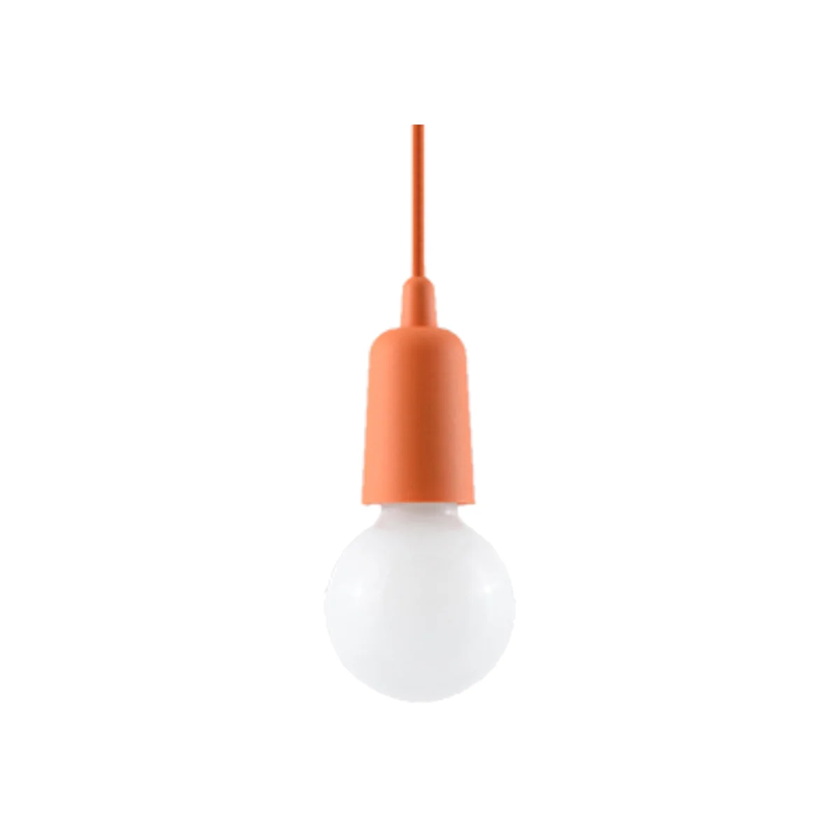 Pendant lamp DIEGO 1 black - orange – image 1