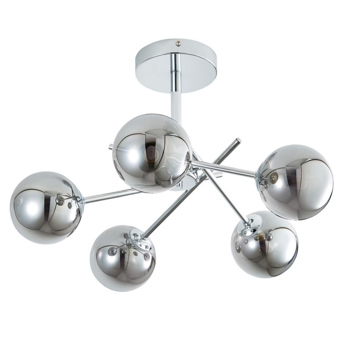 Kinsley Bathroom Semi Flush Ceiling Light - Chrome – image 2