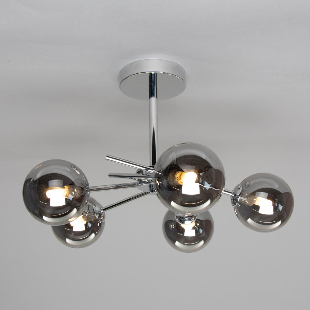 Kinsley Bathroom Semi Flush Ceiling Light - Chrome – image 3