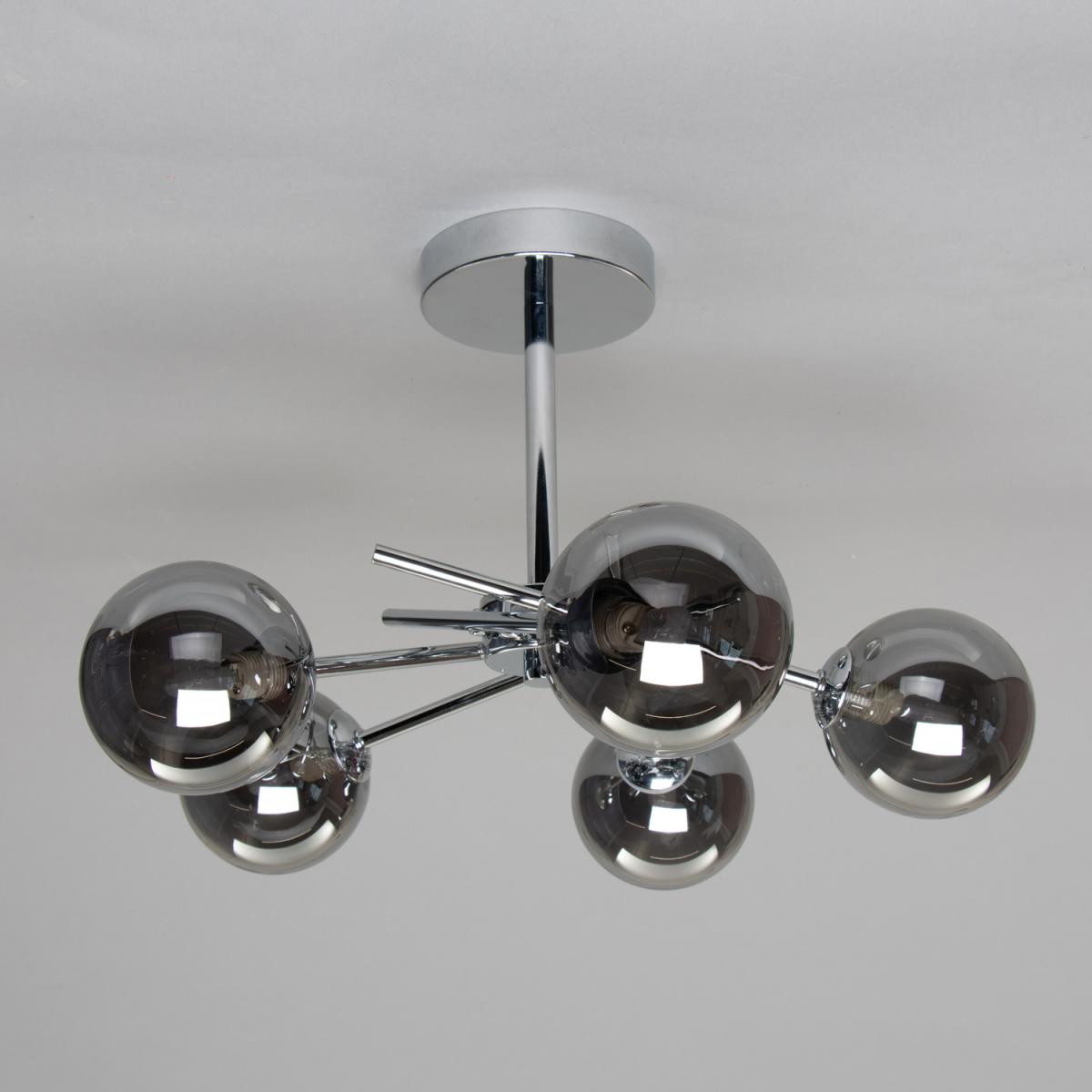 Kinsley Bathroom Semi Flush Ceiling Light - Chrome – image 4