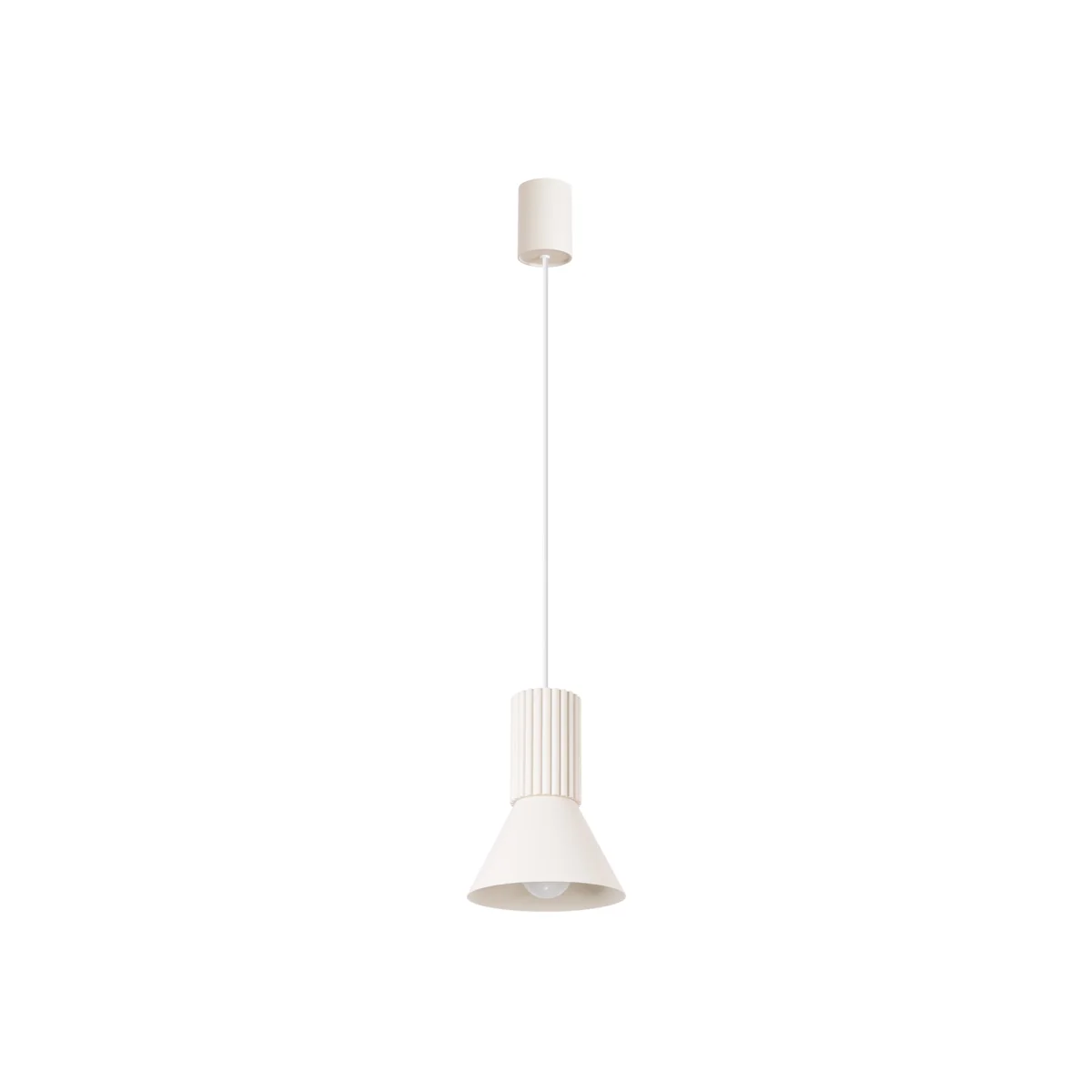 Pendant lamp ESTRIA 1 beige - beige – image 1
