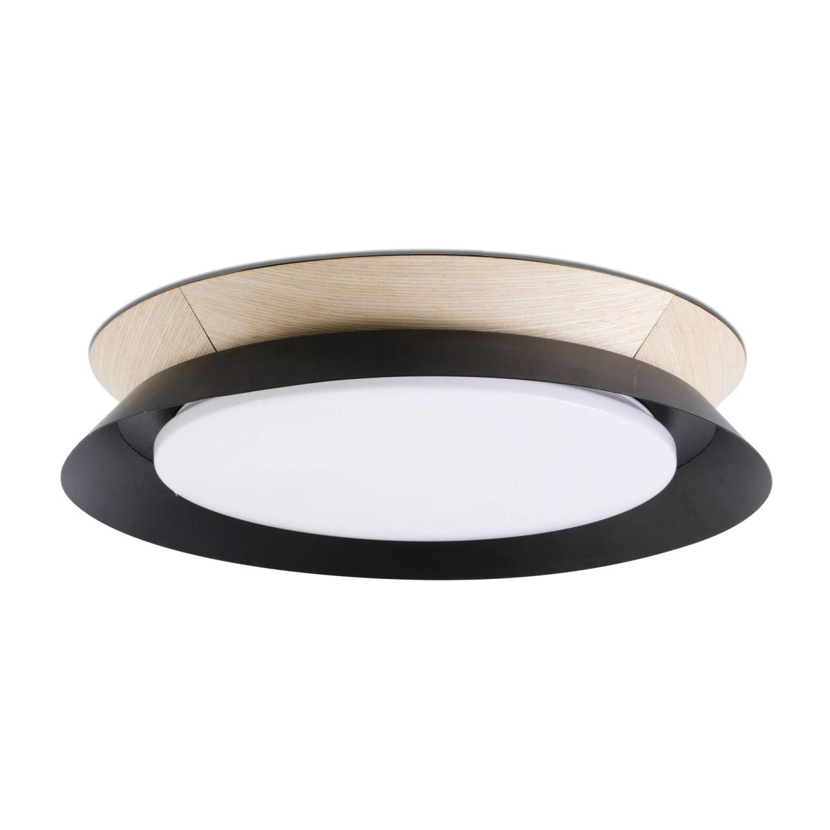 Tender Led Flush Ceiling Lamp Black 24W 3000K - Black – image 1