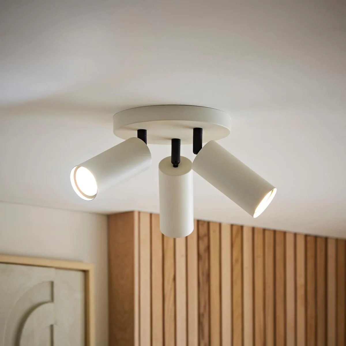 Taylor Tube 3 Way Adjustable Ceiling Spotlights - Beige / 0 – image 3