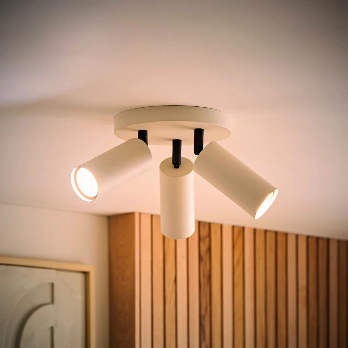 Taylor Tube 3 Way Adjustable Ceiling Spotlights - Beige / 0 – image 4