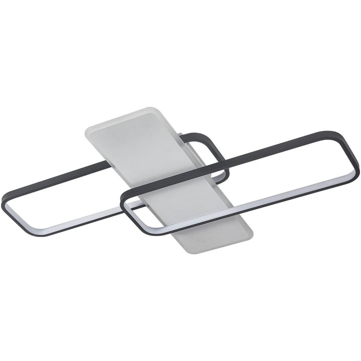 Rectangular LED Modern Ceiling Light - White Black / 4kg – image 4