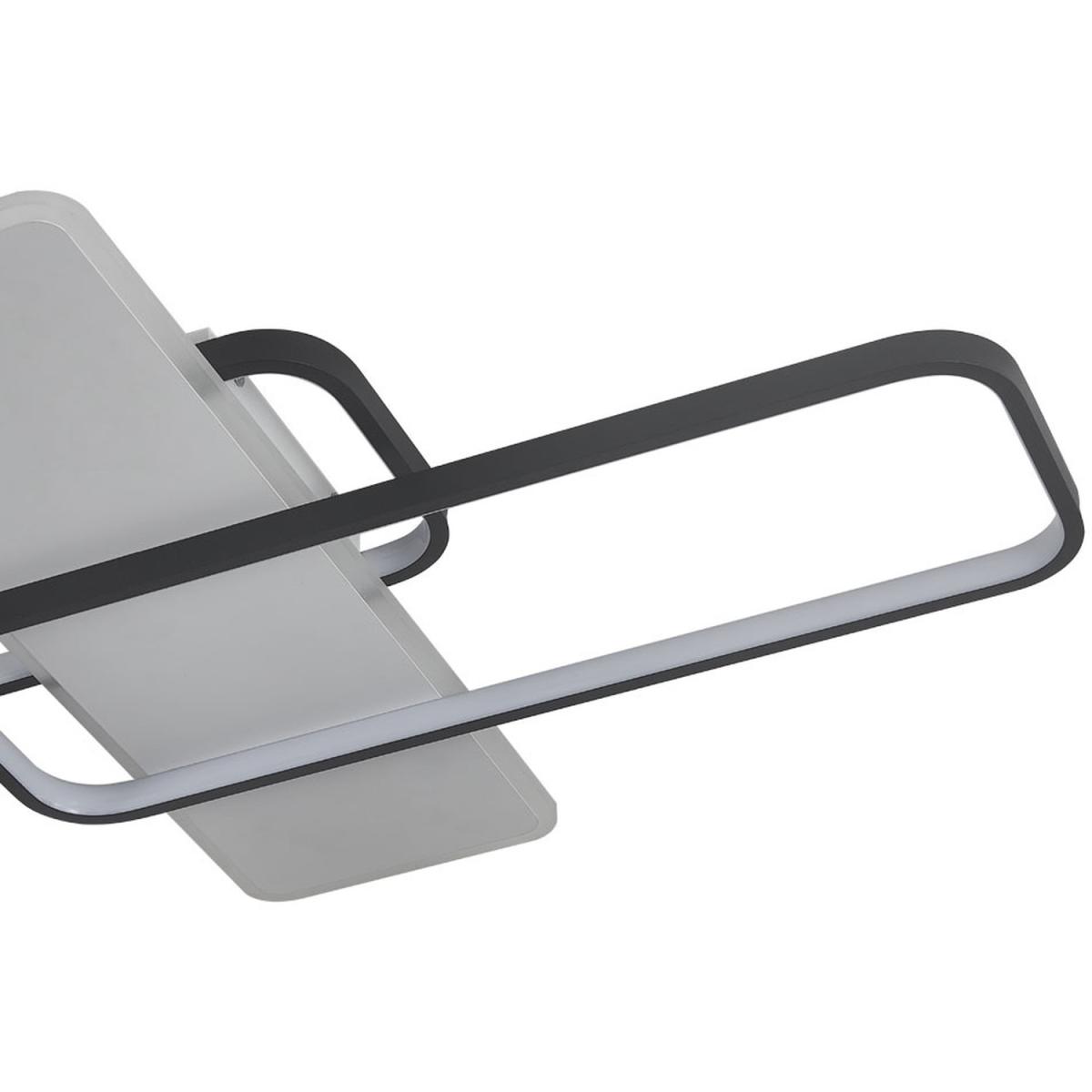 Rectangular LED Modern Ceiling Light - White Black / 4kg – image 5