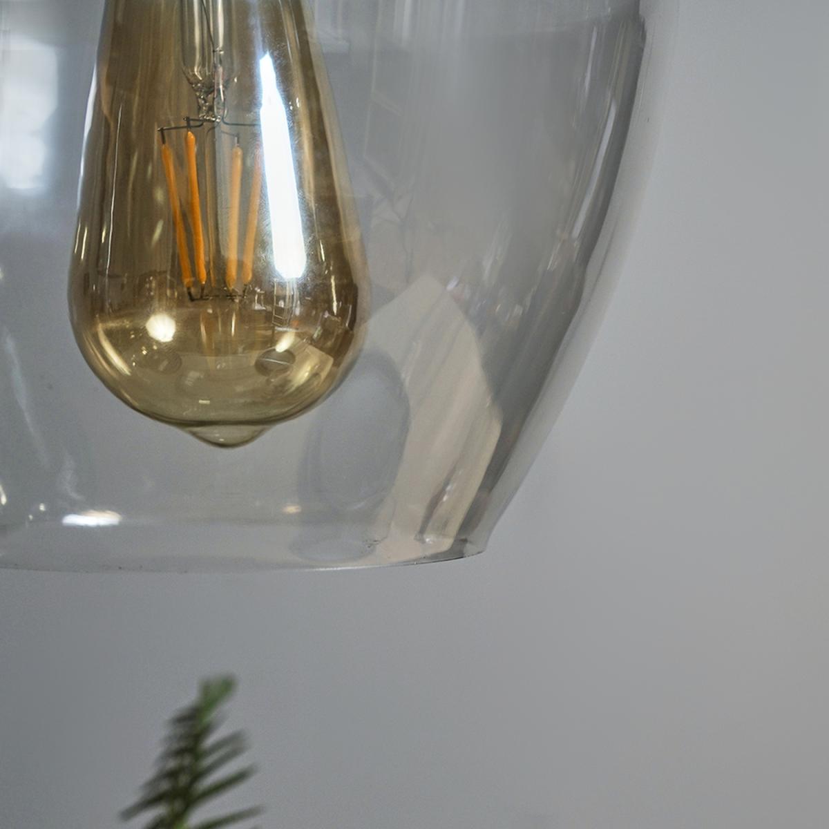 Aeralian Brass Ceiling Light With Clear Glass Pendant - Brass – image 1