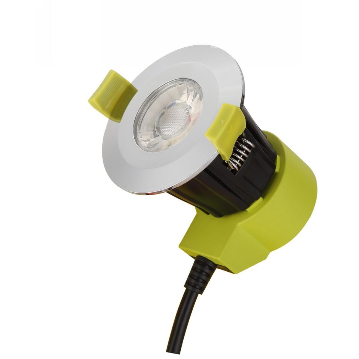 Bazi Dimmable LED Recessed Downlight, Polished Chrome, 5000K, IP65 - Polished Chrome – image 7