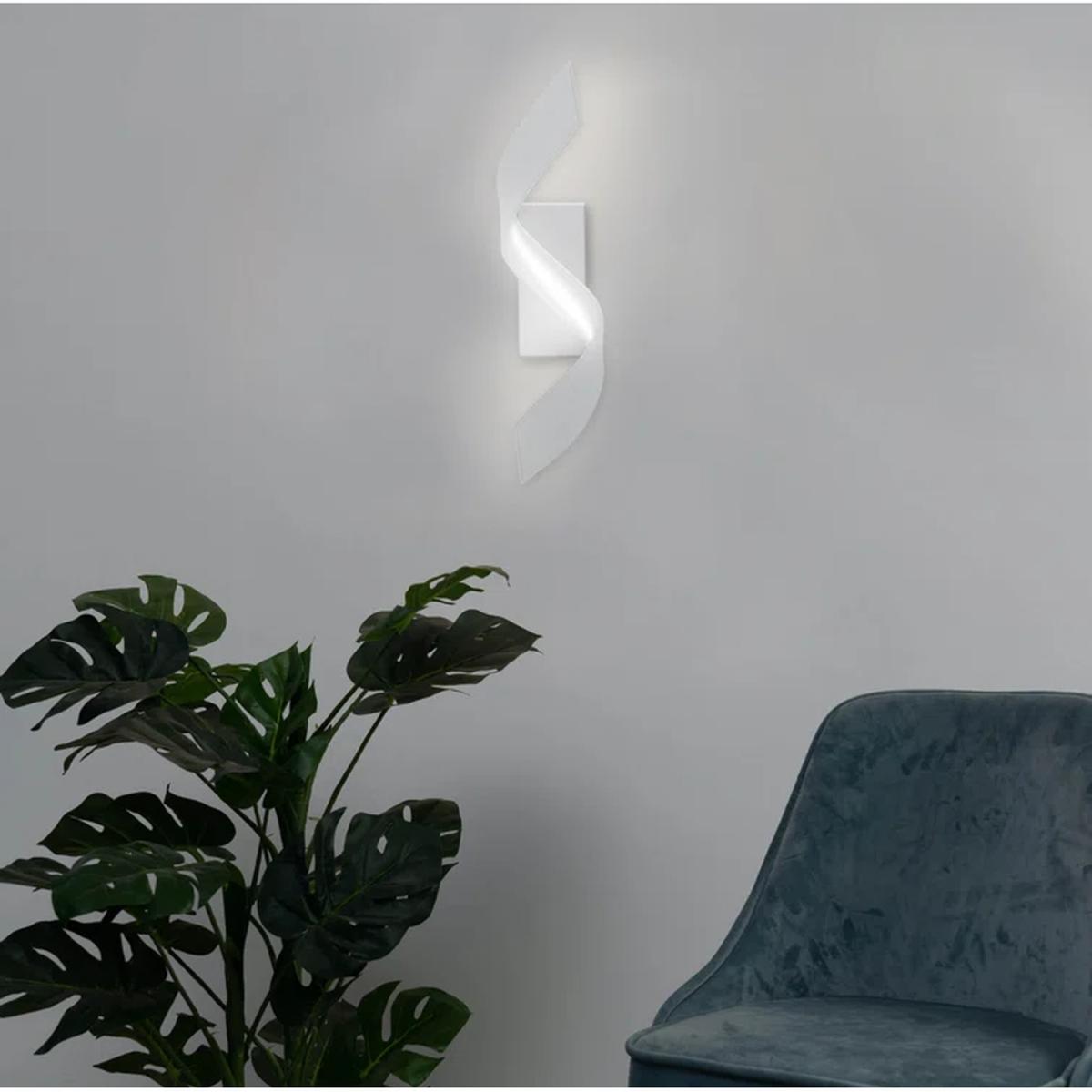 3-Light Linear LED Semi Flush Mount - Nickel – image 2