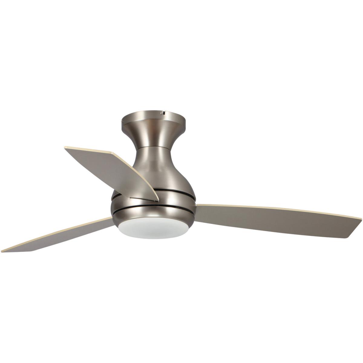 Ceiling Fan with LED Light Reversible AC Motor 3 Blades - Stain Nickel – image 5