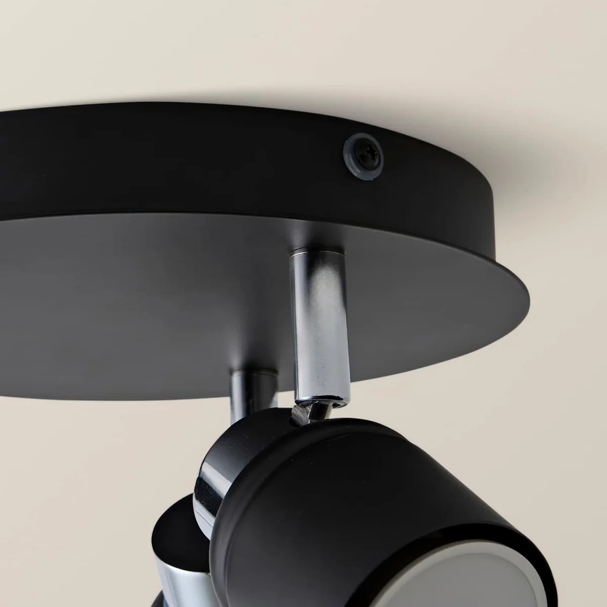 Benton 3 Way Round IP44 Bathroom Ceiling Spotlight - Black / 0 – image 4