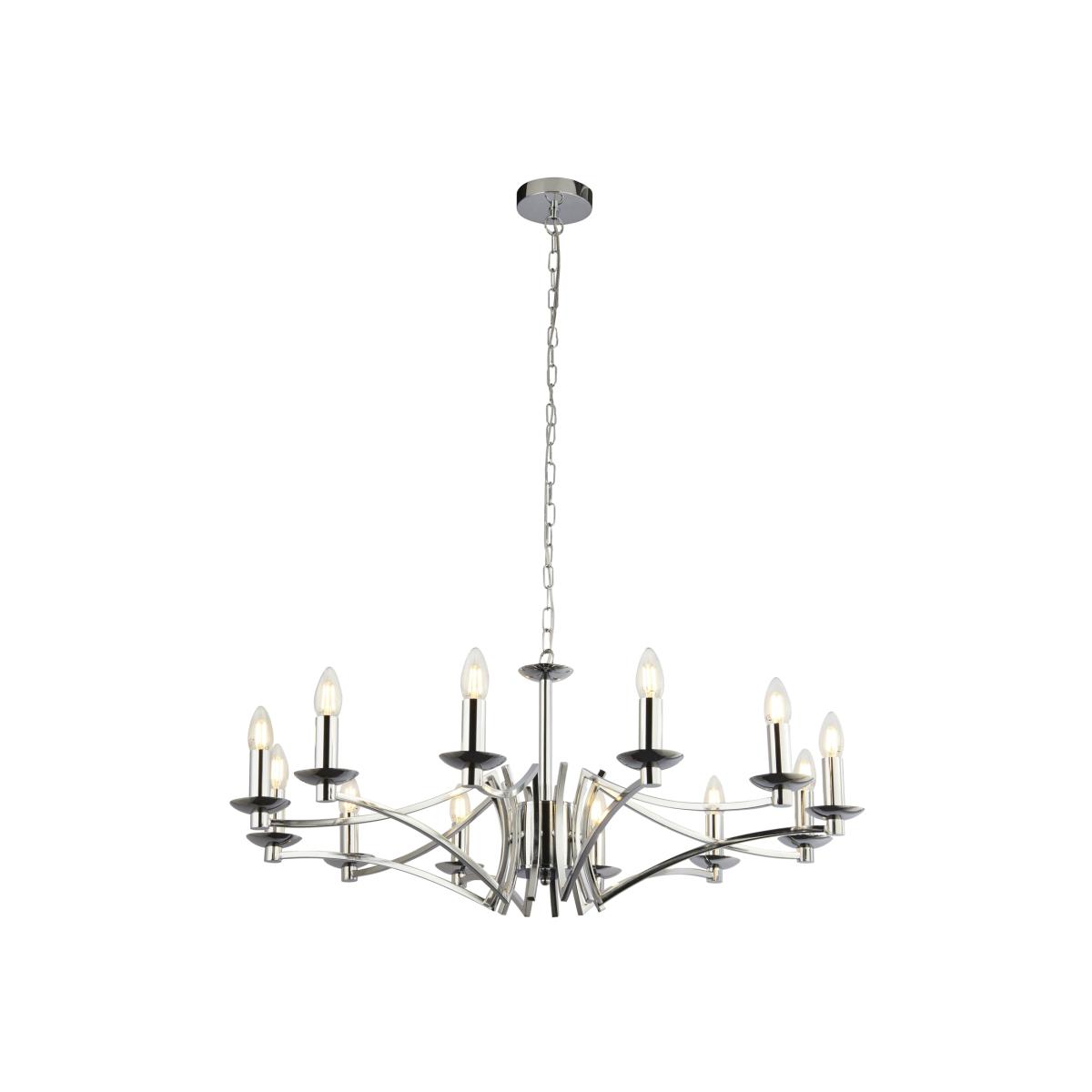 Ascot 12 Light Pendant - Chrome