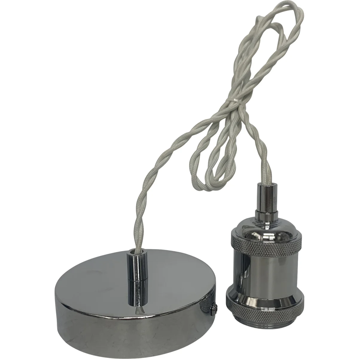 Flex Polished Chrome Retro Ceiling Pendant Flex Kit For Shades - Chrome – image 2
