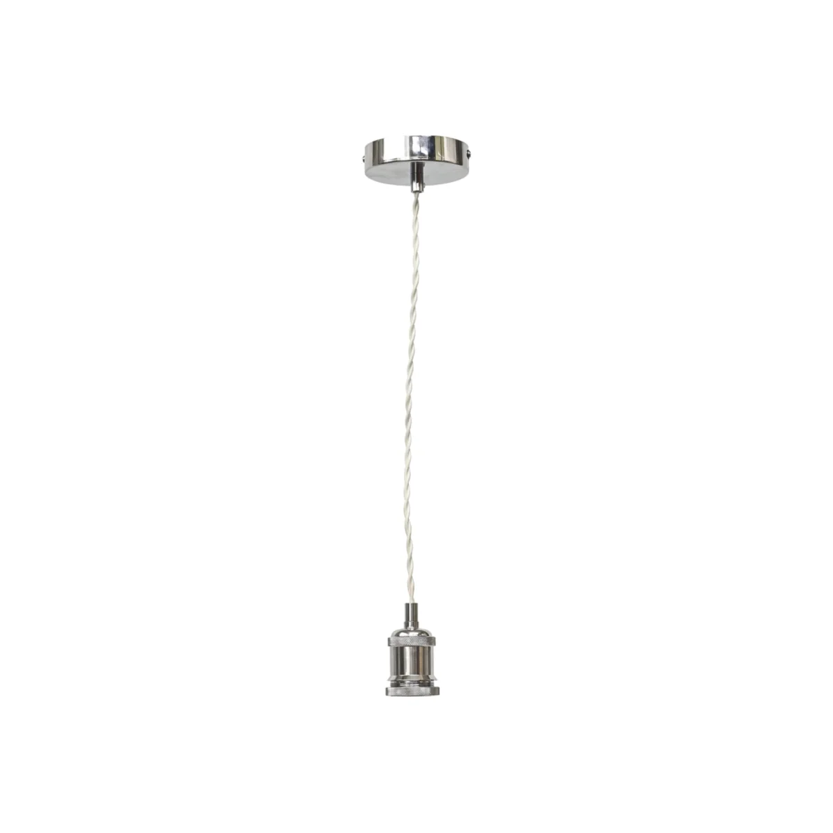Flex Polished Chrome Retro Ceiling Pendant Flex Kit For Shades - Chrome – image 1