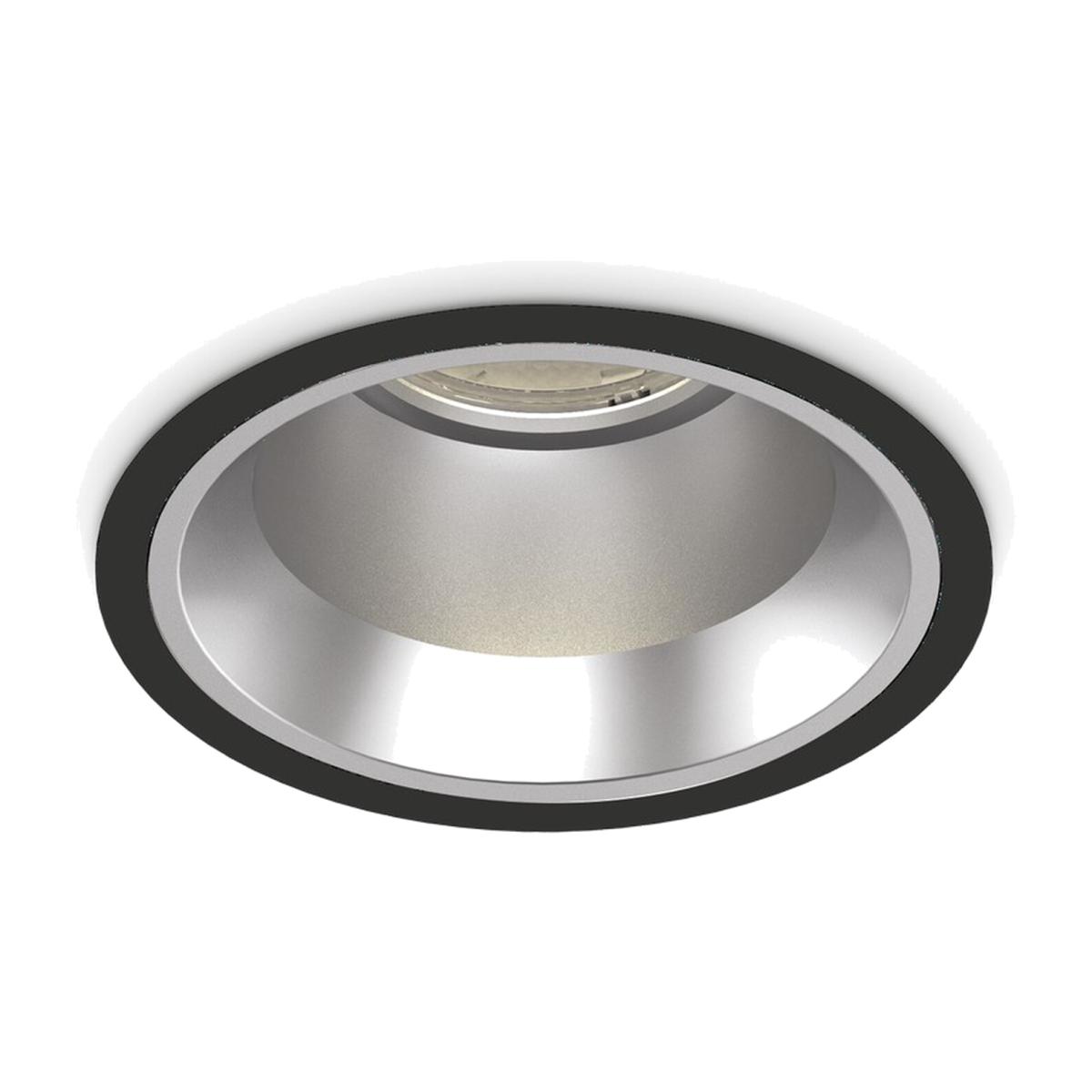 Off Round Recessed Downlight Black 16.2cm 3000K - Black