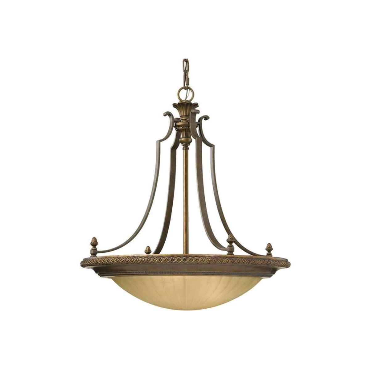 Kelham Hall 4 Light Ceiling Pendant Gold, Bronze, E27 - Gold
