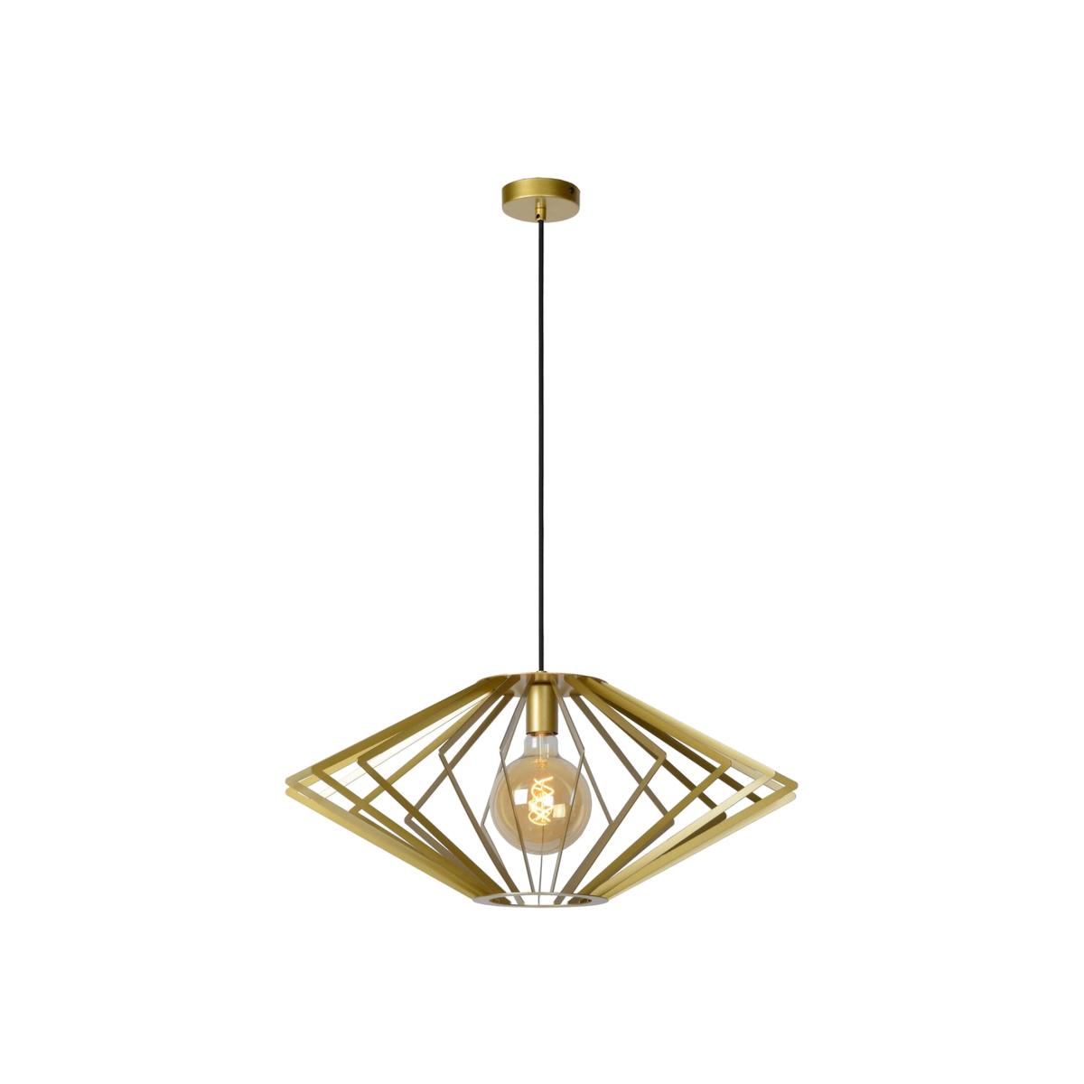 Diamond Modern Pendant Light Matt Gold - Black