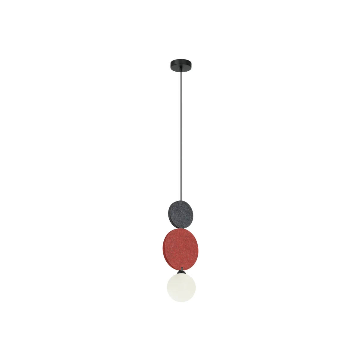 Italux Lighting Andrea Pendant Light Grey - Grey – image 1