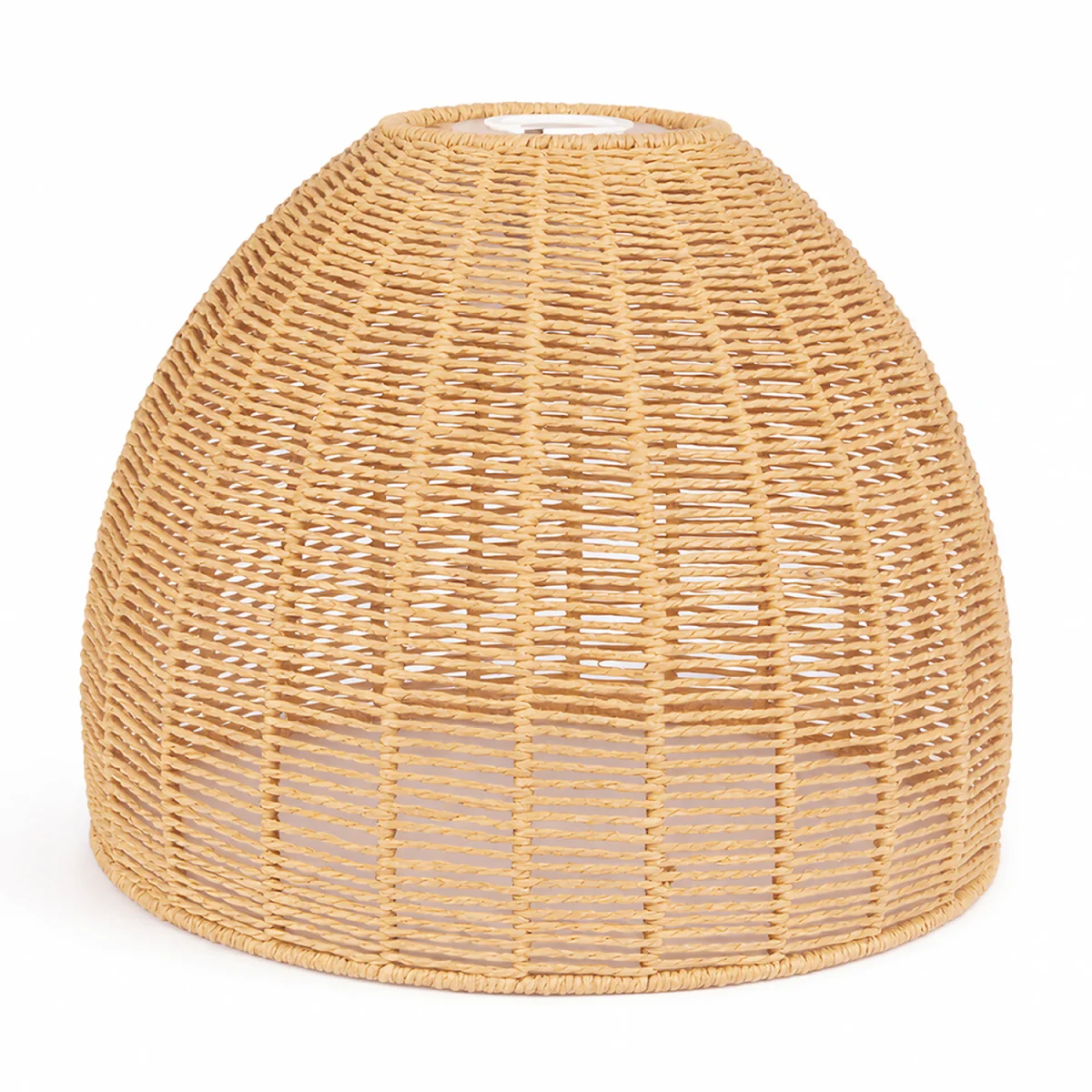 Ceiling Light Shade Pendant Woven Lampshade Natural Easy Fit - Grey – image 3