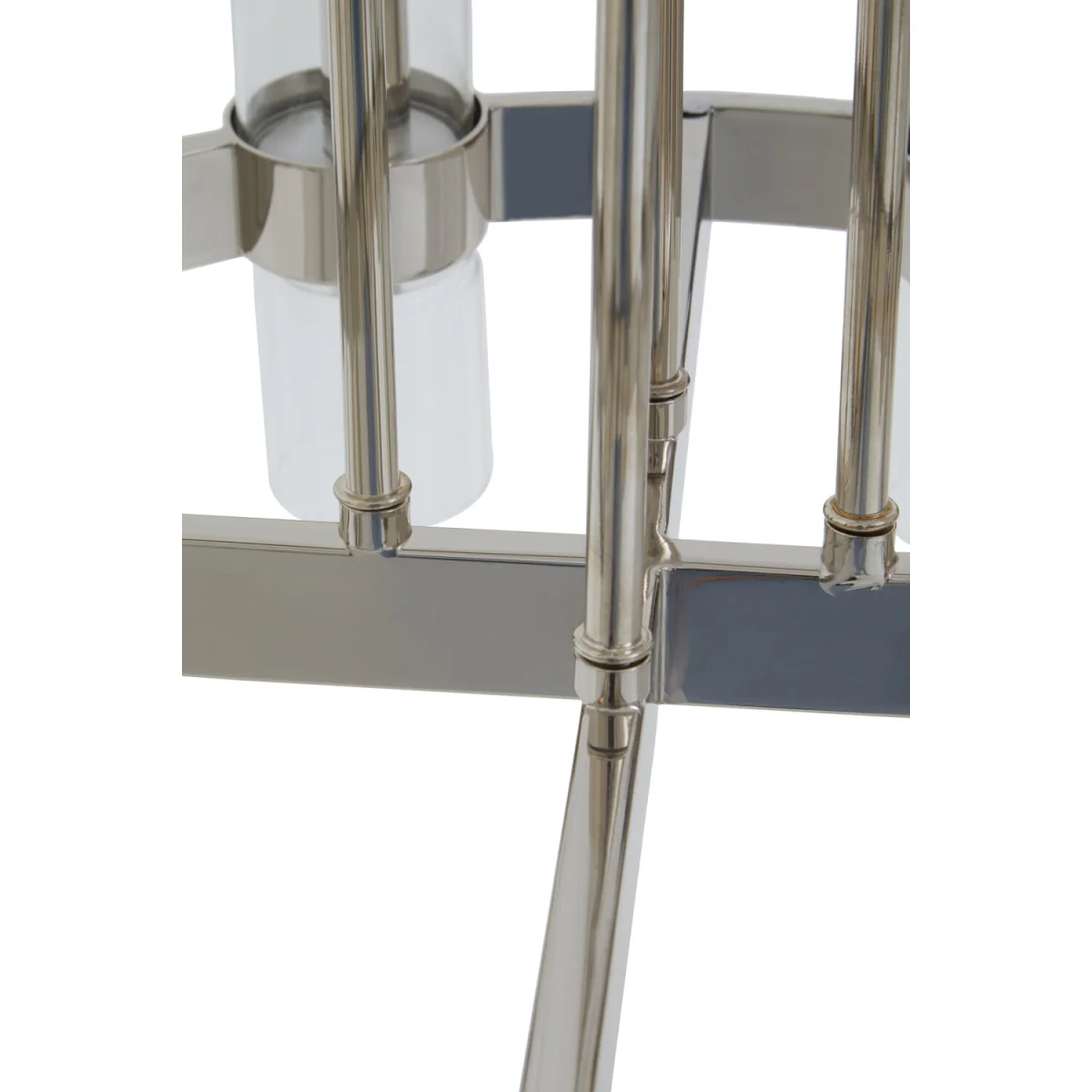 Alexis 8 Light Nickel Finish Statement Pendant Light - Silver – image 4